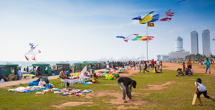 Sri Lanka Colombo Galle Face Green