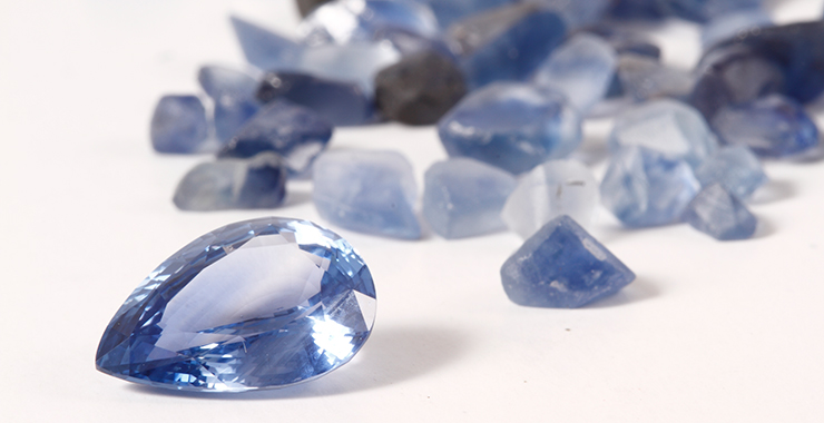 Sri Lanka gems blue sapphire